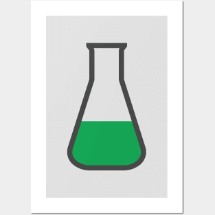 Chemistry For Your Life Erlenmeyer flask (dark) Posters and Art